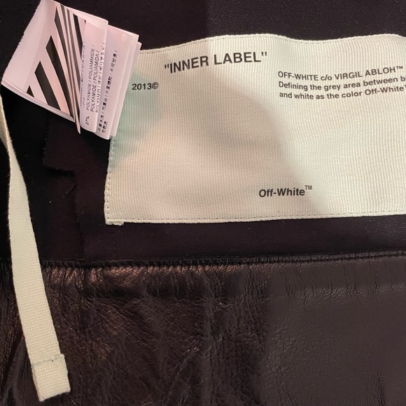 Off White Leather Jacket - Picture 7 of 11